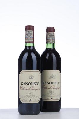KANONKOP CABERNET SAUVIGNON 1987 - Kanonkop - 2 Bottles