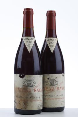 CHATEAUNEUF DU PAPE RAYAS 2005 - Reynaud - 2 Bottles