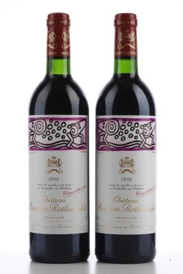 MOUTON ROTHSCHILD 1988 - 2 Bottles