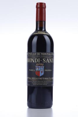 BRUNELLO DI MONTALCINO IL GREPPO 1983 - Biondi Santi - 1 Bottle