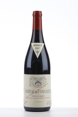 CHATEAU DE FONSALETTE SYRAH 2007 - Reynaud - 1 Bottle