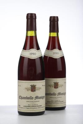 CHAMBOLLE MUSIGNY 1990 - Cocquard Loisin Fleurot - 2 Bottles