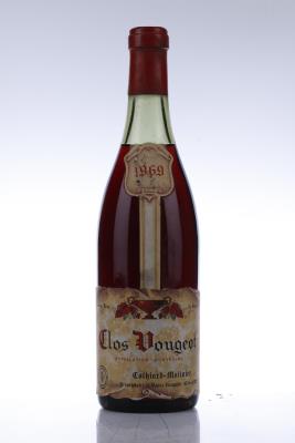 CLOS VOUGEOT 1969 - Cathiard Molinier - 1 Bottle