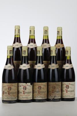 CLOS VOUGEOT 1989 - G. Prieur - 9 Bottles