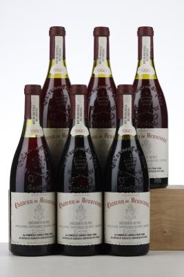 CHATEAUNEUF DU PAPE BEAUCASTEL 1990 - Beaucastel - 6 Bottles