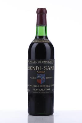 BRUNELLO DI MONTALCINO RISERVA IL GREPPO 1967 - Biondi Santi - 1 Bottle