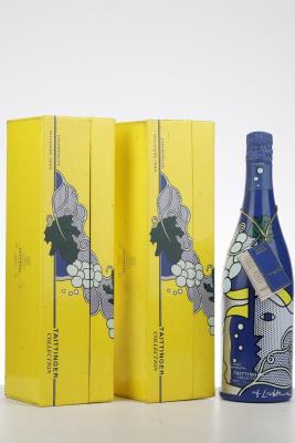 TAITTINGER COLLECTION LICHTENSTEIN 1985 - Taittinger - 2 Bottles - Oc 1