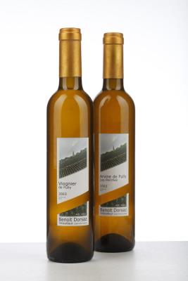 MIXED ARVOIS 2003 - Benoit Dorsaz  - Arvinne de Fully Les Perches + Viognier de Fully - 2 x 0,50 Ltr