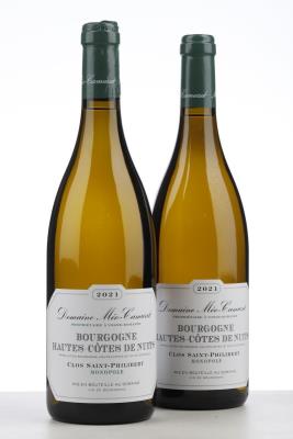 BOURGOGNE HAUTES COTES DE NUITS BLANC CLOS ST PHILIBERT 2020 - Jean Meo Camuzet - 2 Bottles