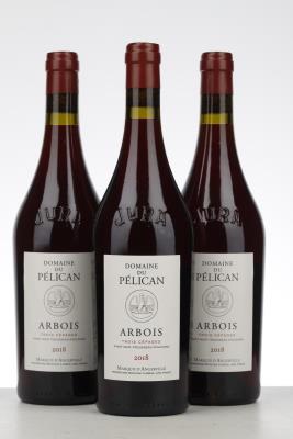 ARBOIS ROUGE TROIS CEPAGES 2018 - Domaine du Pelican - 3 Bottles