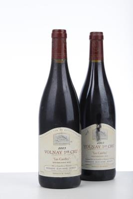 VOLNAY LES CARELLES 2003 - Jean Marc Bouley - 2 Bottles