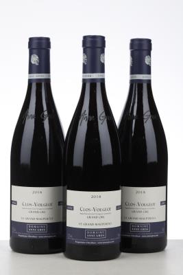 CLOS VOUGEOT LE GRAND MAUPERTUI 2018 - Anne Gros - 3 Bottles