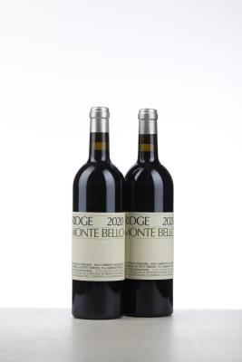RIDGE MONTE BELLO 2020 - Ridge Vineyard - 2 Bottles