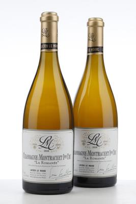 CHASSAGNE MONTRACHET BLANC LA ROMANEE 2018 - Lucien Le Moine - 2 Bottles