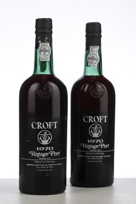CROFT VINTAGE PORT 1970 - Croft - 2 Bottles