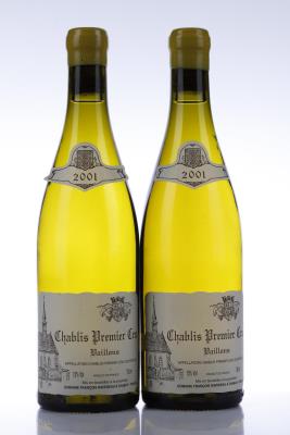 CHABLIS VAILLONS 2001 - Francois Raveneau - 2 Bottles