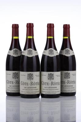 COTE ROTIE LA LANDONNE 1991 - Rene Rostaing - 4 Bottles