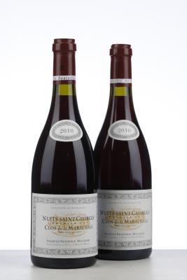 NUITS ST GEORGES CLOS DE LA MARECHALE 2010 - Jacques Frederic Mugnier - 2 Bottles