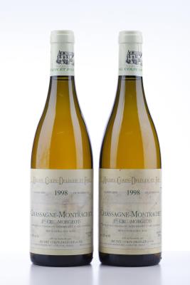 CHASSAGNE MONTRACHET BLANC MORGEOT 1998 - Michel Colin Deleger - 2 Bottles