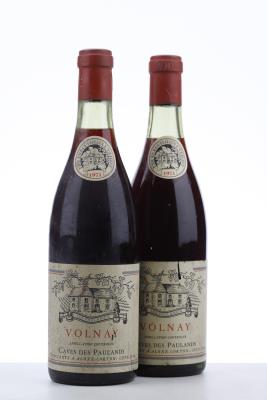 VOLNAY 1971 - Caves des Paulands - 2 Bottles