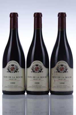 CLOS DE LA ROCHE 1998 - Lecheneaut - 3 Bottles