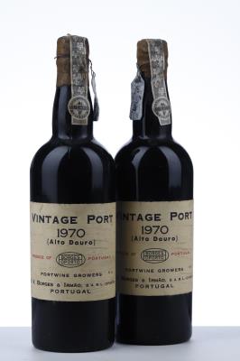 BORGES VINTAGE PORT 1970 - Borges - 2 Bottles