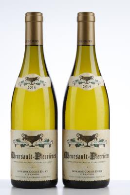 MEURSAULT PERRIERES 2014 - Coche Dury - 2 Bottles