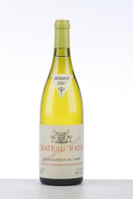 CHATEAUNEUF DU PAPE BLANC RAYAS 2007 - Reynaud - 1 Bottle