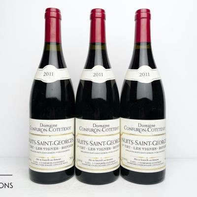 NUITS ST GEORGES LES VIGNES RONDES 2011 - Confuron Cotetidot - 3 Bottles