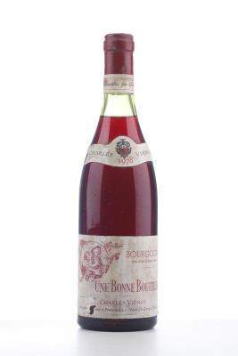 BOURGOGNE ROUGE UNE BONNE BOUTEILLE 1978 - Charles Vienot - 1 Bottle