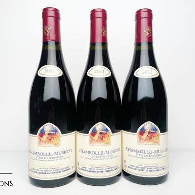CHAMBOLLE MUSIGNY LES FEUSSELOTTES 2011 - Georges Mugneret Gibourg - 3 Bottles