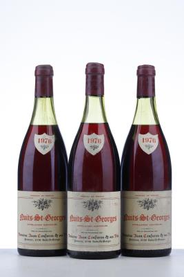 NUITS ST GEORGES 1976 - Jean Confuron - 3 Bottles