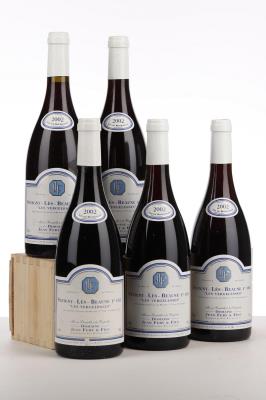 SAVIGNY LES BEAUNE LES VERGELESSES 2002 - Jean Fery - 5 Bottles