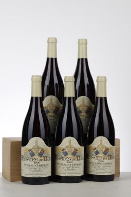 HOSPICES DE NUITS NUITS ST GEORGES LES ST JULIEN LES PLATEAUX CUVEE CLAUDE POYEN 2009 - Neg. G.Prieur - 5 Bottles
