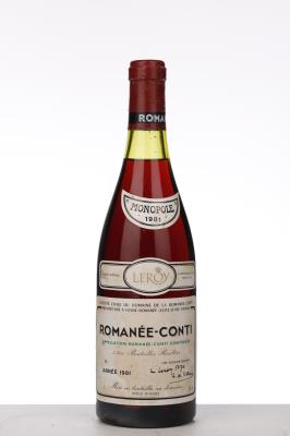 ROMANEE CONTI 1981 - Domaine de la Romanee Conti - 1 Bottle
