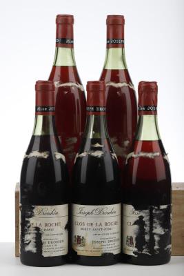 CLOS DE LA ROCHE 1972 - Drouhin Laroze - 5 Bottles