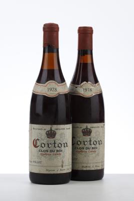 CORTON CLOS DU ROI 1978 - Georges Pollet - Mise Depas - 2 Bottles