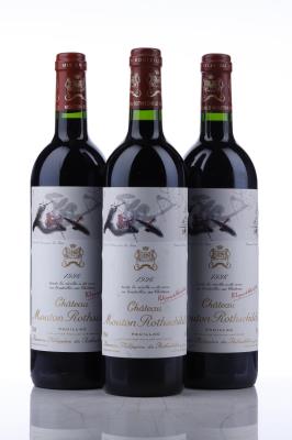 MOUTON ROTHSCHILD 1996 - 3 Bottles
