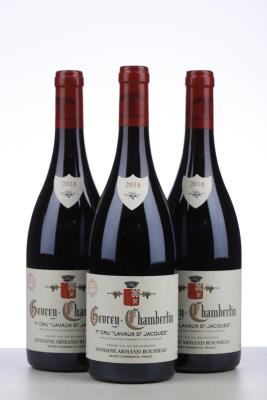 GEVREY CHAMBERTIN LAVAUX ST JACQUES 2018 - Armand Rousseau - 3 Bottles