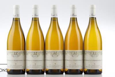 MEURSAULT PERRIERES 1995 - Michel Bouzereau - 5 Bottles