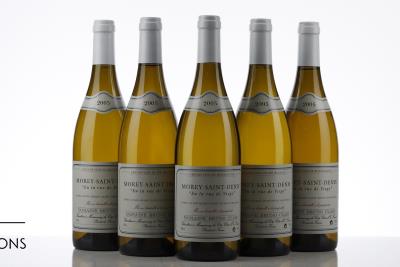 MOREY ST DENIS BLANC EN LA RUE DE VERGY 2005 - Bruno Clair - 5 Bottles
