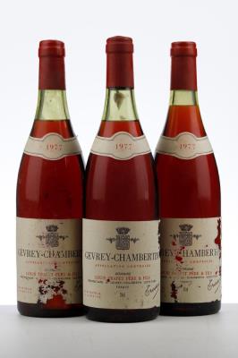 GEVREY CHAMBERTIN 1977 - Louis Trapet - 3 Bottles