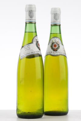 EITELSBACHER RIESLING BURGBERG AUSLESE 1976 - Weingut Karthauserhof - 2 Bottles