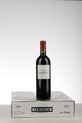 DE COURTEILLAC 2015 - Mc - 6 Bottles - Oc 6