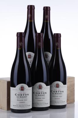 CORTON LE ROGNET VIEILLES VIGNES 2009 - Bruno Clavelier - 5 Bottles