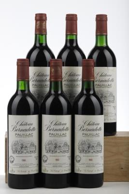 BERNADOTTE 1986 - Mc - 6 Bottles
