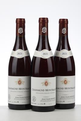 CHASSAGNE MONTRACHET ROUGE 2021 - Jean Claude Ramonet - 3 Bottles