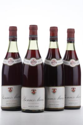 BONNES MARES 1973 - Moillard - 4 Bottles