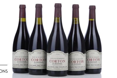 CORTON LES MARECHAUDES 1990 - Michel Mallard - 5 Bottles