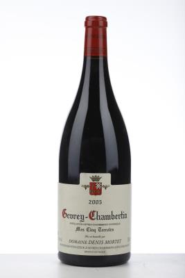 GEVREY CHAMBERTIN MES CINQ TERROIRS 2005 - Denis Mortet - 1 Magnum